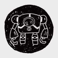 robot doodle N667