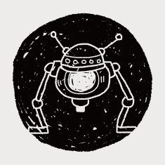 robot doodle N671