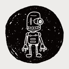 robot doodle N673