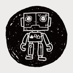 robot doodle N676