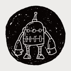 robot doodle N687