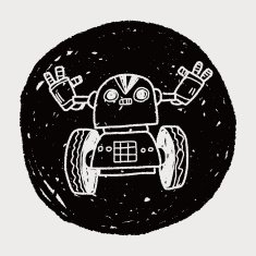 robot doodle N688