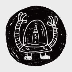 robot doodle N689