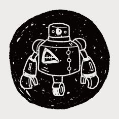 robot doodle N693