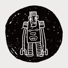 robot doodle N694