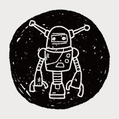 robot doodle N696