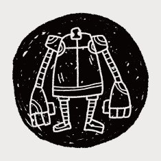 robot doodle N697