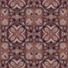 pretty curly abstract hand drawn seamless pattern N16