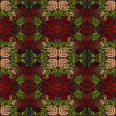 Beautiful Curly Abstract Seamless Pattern N7