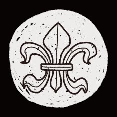 royal crest doodle N8