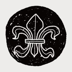royal crest doodle N10