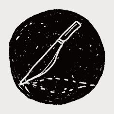 Scalpel doodle drawing N6