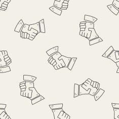 Shake hands doodle N5