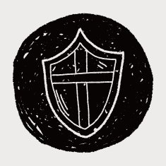 shield doodle N28
