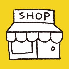 shop store doodle drawing N18