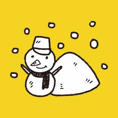 snowman doodle N22