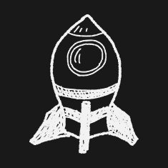 spaceship doodle N24