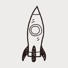 spaceship doodle N31