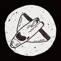 spaceship doodle N35