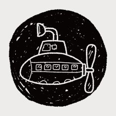 submarine doodle N9