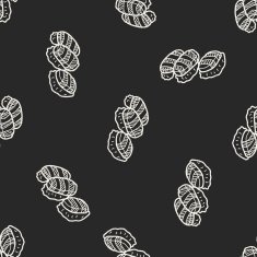 sushi doodle seamless pattern background N2