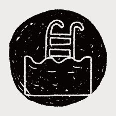 Swim pool doodle N4 free image download