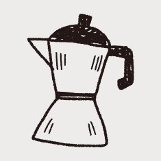 tea pot doodle drawing N12