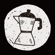 tea pot doodle drawing N15