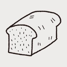 toast doodle drawing N15