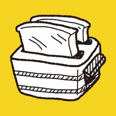 toast doodle drawing N22