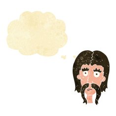 cartoon man with long mustache thought bubble N2