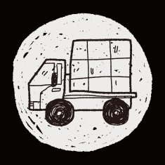 truck doodle N95