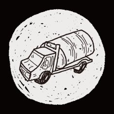 truck doodle N100