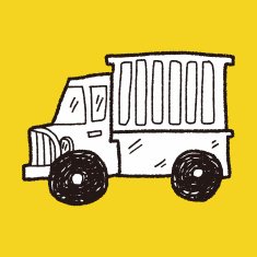 truck doodle N122