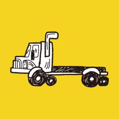 Truck doodle N125 free image download