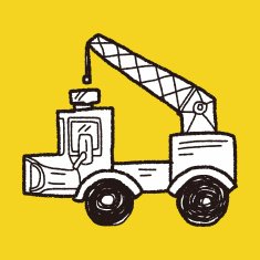 truck doodle N128
