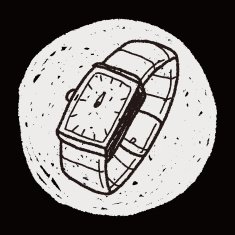 watch doodle drawing N14