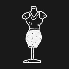 woman clothes doodle N12