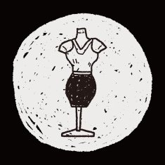 woman clothes doodle N13