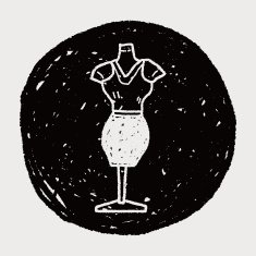 woman clothes doodle N14