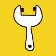 wrench doodle drawing N3