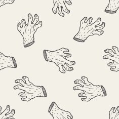 zombie hand doodle N16