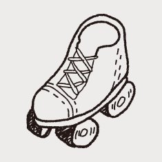 doodle roller skates N7