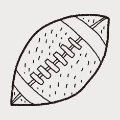 football doodle drawing N7