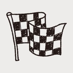 racing flag doodle N3