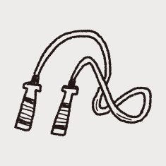 Rope skipping doodle N18