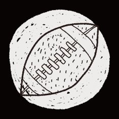 football doodle drawing N8