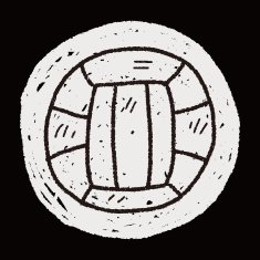 Volleyball doodle N7