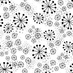 Abstract seamless pattern with dots