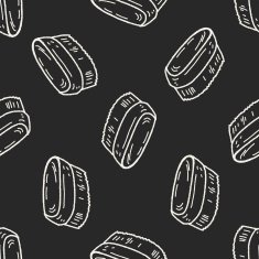 Doodle Brush seamless pattern background N3